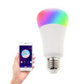 Para la bombilla LED RGB/RGBW controlada E27 controlada con iPhone con controlador WiFi